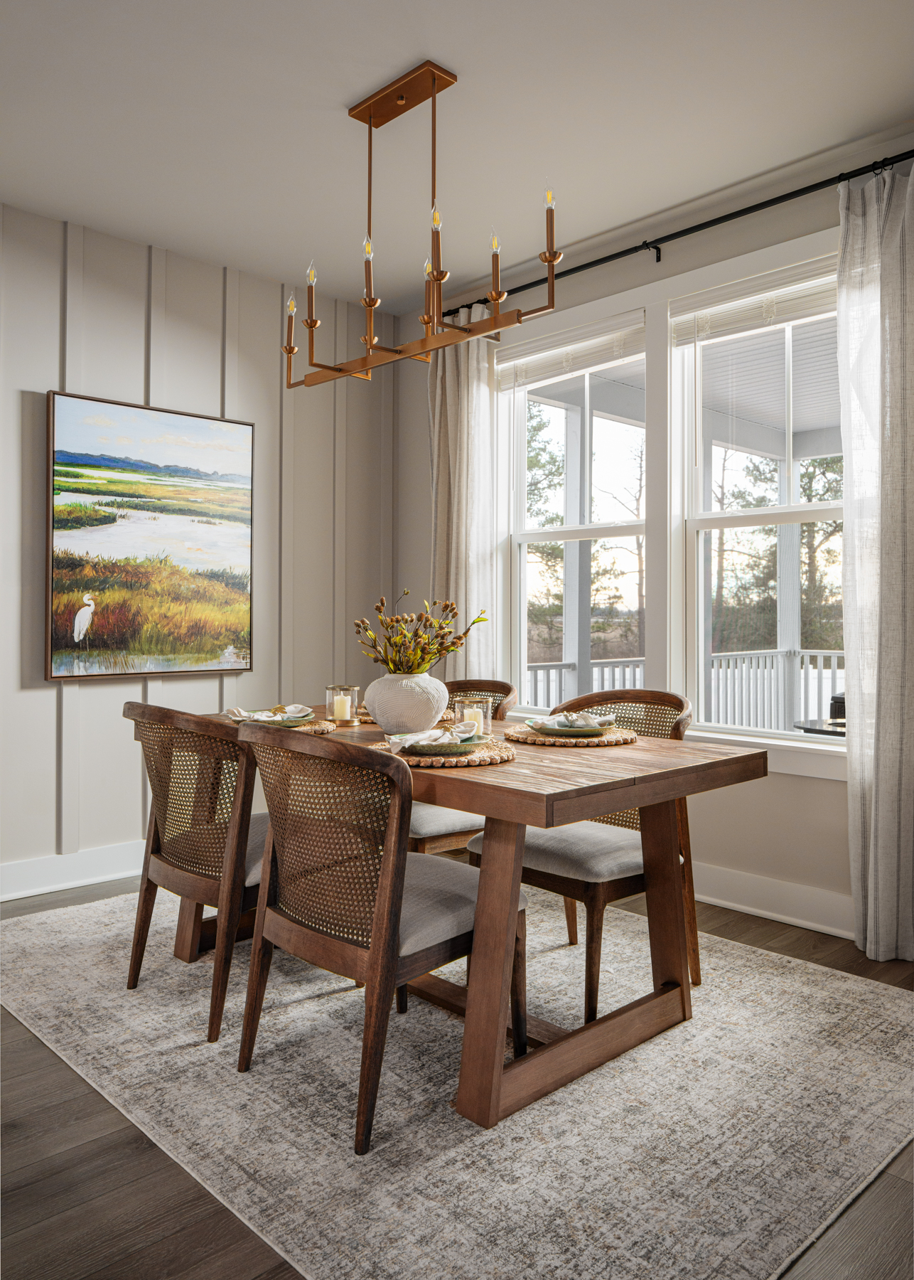 BTS of Dining Room Photo Shoot